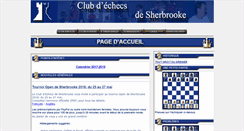 Desktop Screenshot of echecs-sherbrooke.com